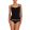 J. Press Csipkés V-Nyakú Pántos Top - Black