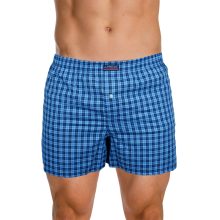  J.Press Kockás vászon boxeralsó - Blue