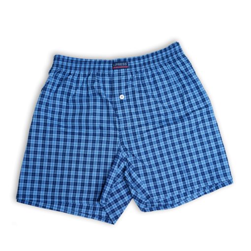  J.Press Kockás vászon boxeralsó - Blue