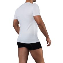 J.Press Alsópóló Férfiaknak V-Nyakú Rövid Ujjú - White