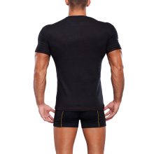 J.Press Alsópóló Férfiaknak V-Nyakú Rövid Ujjú - Black