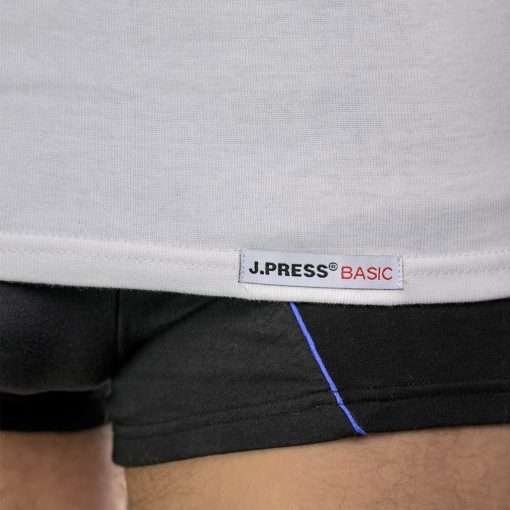 J.Press BASIC - 100% pamut férfi atléta - White