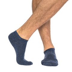 J.PRESS BASIC - férfi pamut klasszikus titokzokni - Blue