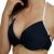   J.Press fehér szegélyes csavart hatású push-up bikini felső - Navy