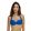 J.Press balcony merevített kosaras bikini felső - Blue