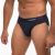 J.PRESS BASIC - rávarrt gumis 100% pamut slip - Navy