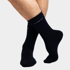 J.Press Férfi Thermo Teli Plüss Zokni - Black