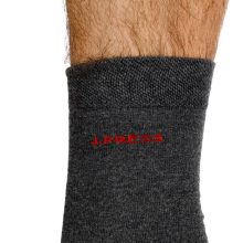 J.Press színes férfi öltönyzokni -  Grey/Red