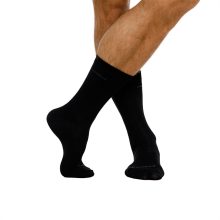 J.Press Speciális Zokni Bambuszból Férfiaknak - Black