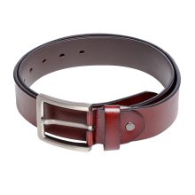 J.Press Férfi barna bőr öv hagyományos csattal - Brown