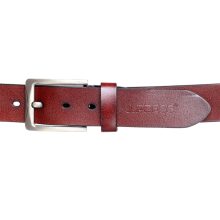 J.Press Férfi barna bőr öv hagyományos csattal - Brown