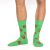 J. Press FUNNY Socks - férfi mintás pamut zokni - Green