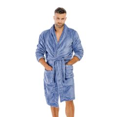 J.Press Férfi wellsoft köntös- Blue