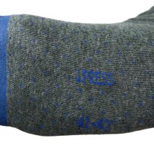 J.Press aprópöttyös pamut öltönyzokni -  Grey/Blue