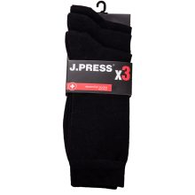 J.Press 3 Páras Csomagban Öltönyzokni - Black