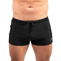 J.Press férfi megkötős úszó boxer úszósort - Black