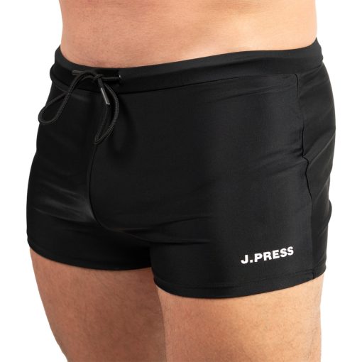 J.Press férfi megkötős úszó boxer úszósort - Black