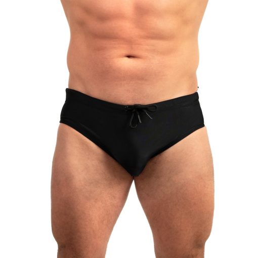J.Press férfi megkötős úszó slip - Black