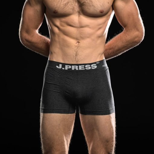  J.Press PRÉMIUM - Seamles légáteresztő boxer - Grey