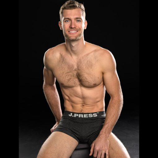  J.Press PRÉMIUM - Seamles légáteresztő boxer - Grey