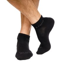 J.Press  Sportzokni Férfiaknak Légáteresztő Anyagból Bokáig Érő Fazonnal - Black