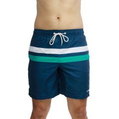   J.Press férfi belső háló nélküli csíkos úszó short - BLUE