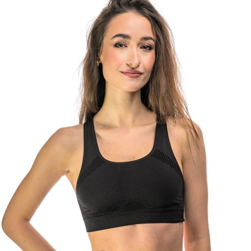 J.Press Sportmelltartó Légáteresztő Seamless - Black