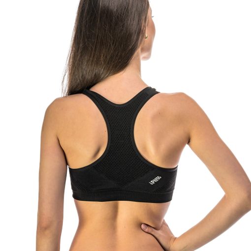 J.Press Sportmelltartó Légáteresztő Seamless - Black
