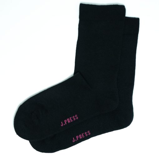 J. Press Női plüss talpú thermo zokni - Black