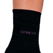 J. Press Női 100% pamut zokni - Black