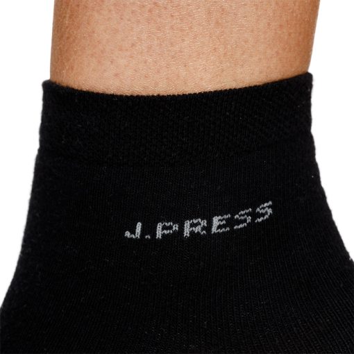 J. Press Női pamut rövidített szárhosszú zokni - Black
