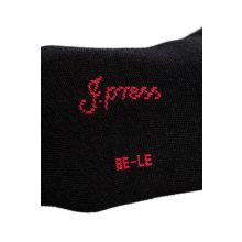 J. Press Női Bokazokni Bambuszszálakkal Átszőve - Black/Red