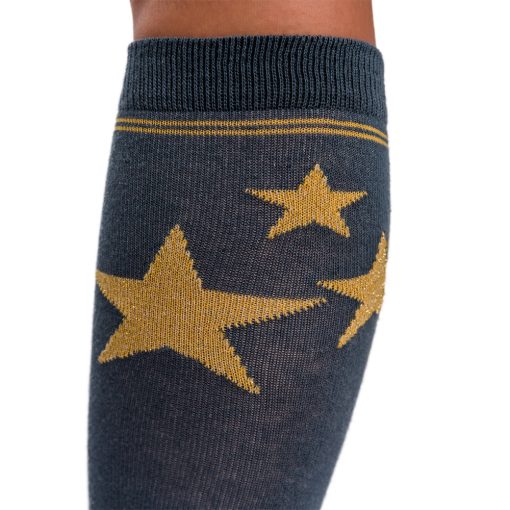 J. Press Plüsstalpú Női térdzokni - Blue