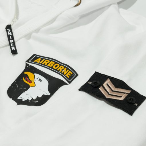 Airborne Zip Hoody - white