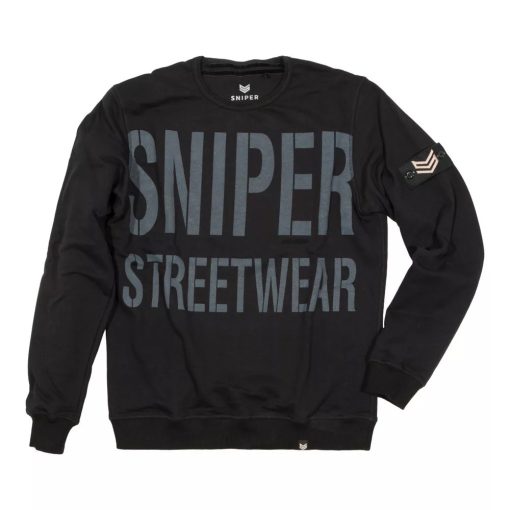 All Over Crew Neck - black