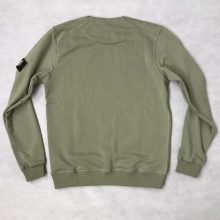 All Over Crew Neck - olive/black