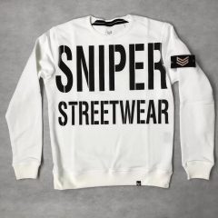 All Over Crew Neck - white