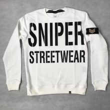 All Over Crew Neck - white