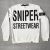 All Over Crew Neck - white