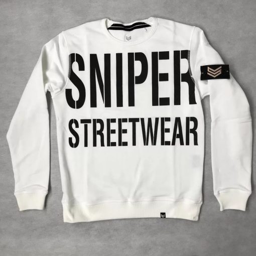 All Over Crew Neck - white