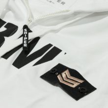 Army Zip Hoody - white