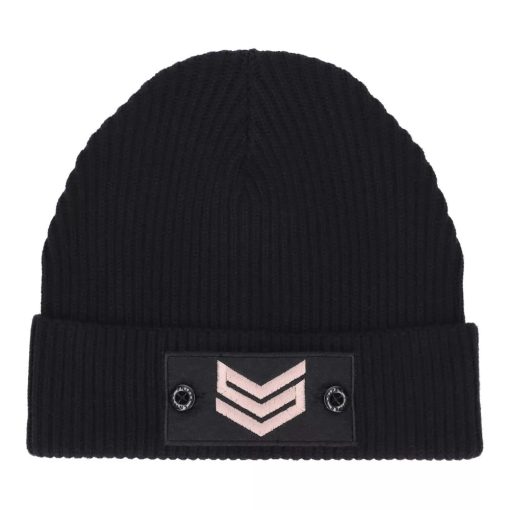 Commander Patch Beanie - black