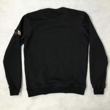 Rubber Logo Sweater - black