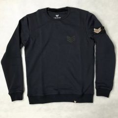 Rubber Logo Sweater - dark blue