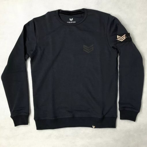 Rubber Logo Sweater - dark blue