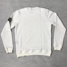Rubber Logo Sweater - white