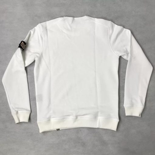 Rubber Logo Sweater - white