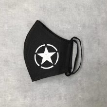 Star Facemask - black