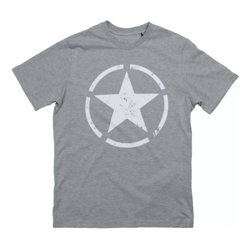 Star T - greyheather/white