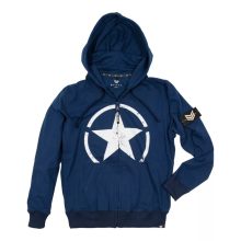 Star Zip Hoody - dark blue